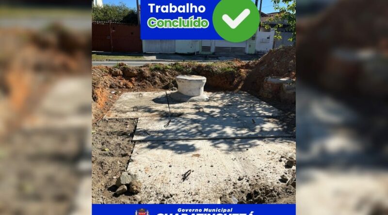 Prefeitura de Guaratinguetá realiza obras de melhorias na rede de esgoto e drenagem do bairro Jardim do Vale
