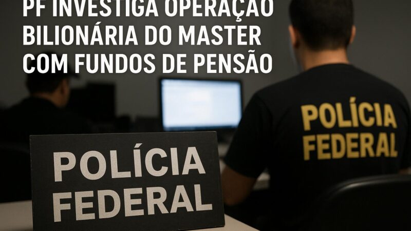 Polícia Federal apura negócio bilionário do Master envolvendo fundos de pensão
