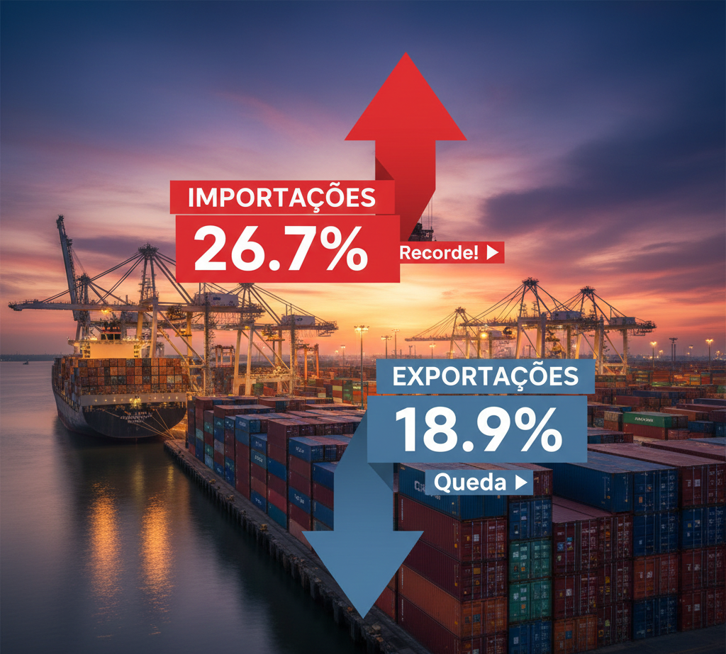 Indústria em Alerta: Importados atingem recorde histórico no consumo brasileiro