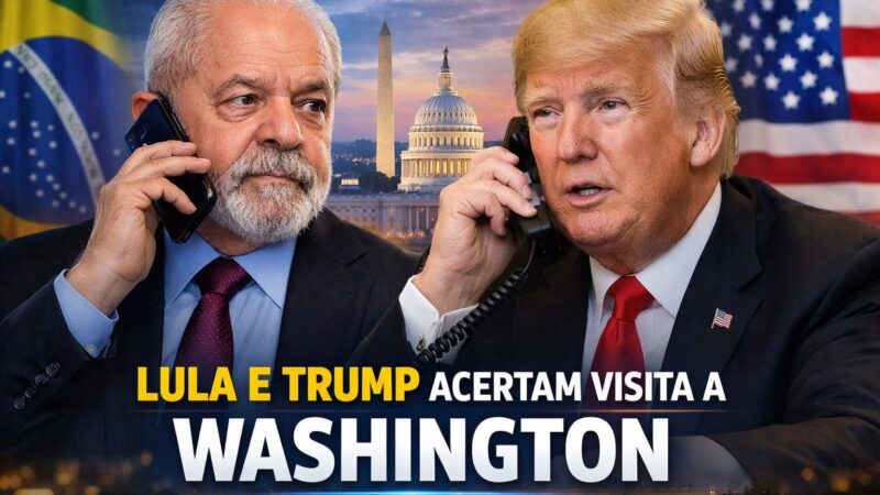Lula e Trump conversam e confirmam visita do presidente brasileiro aos EUA