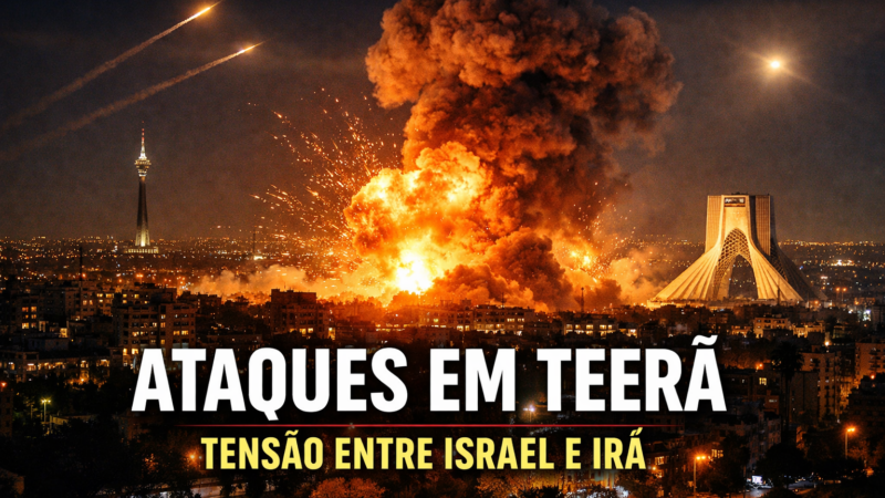 Ataques aéreos atingem Teerã e ampliam tensão entre Israel e Irã