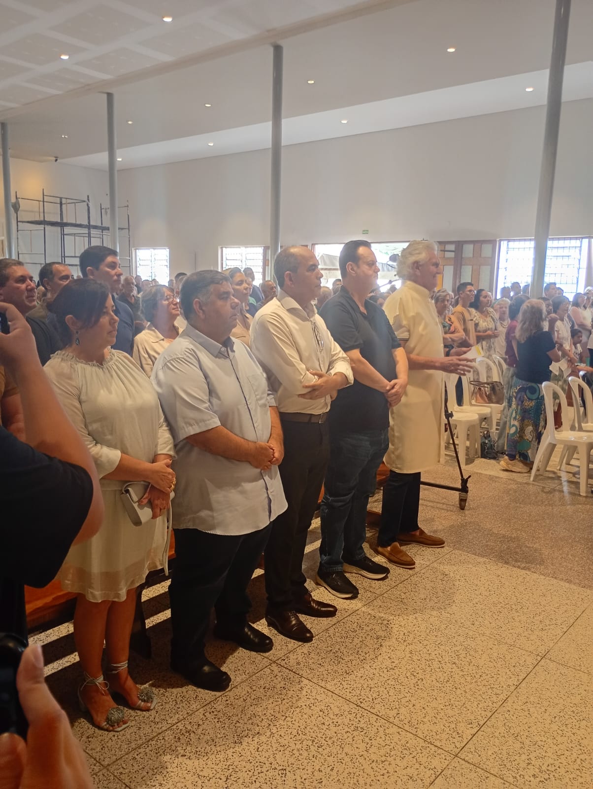 Autoridades participam de missa no Santuário Frei Galvão e reforçam articulação política